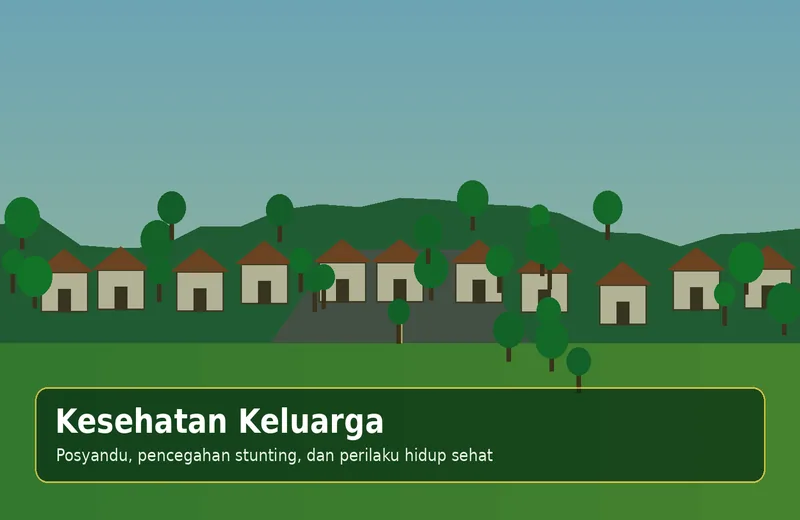 Ilustrasi pelayanan kesehatan masyarakat Desa Sembawa